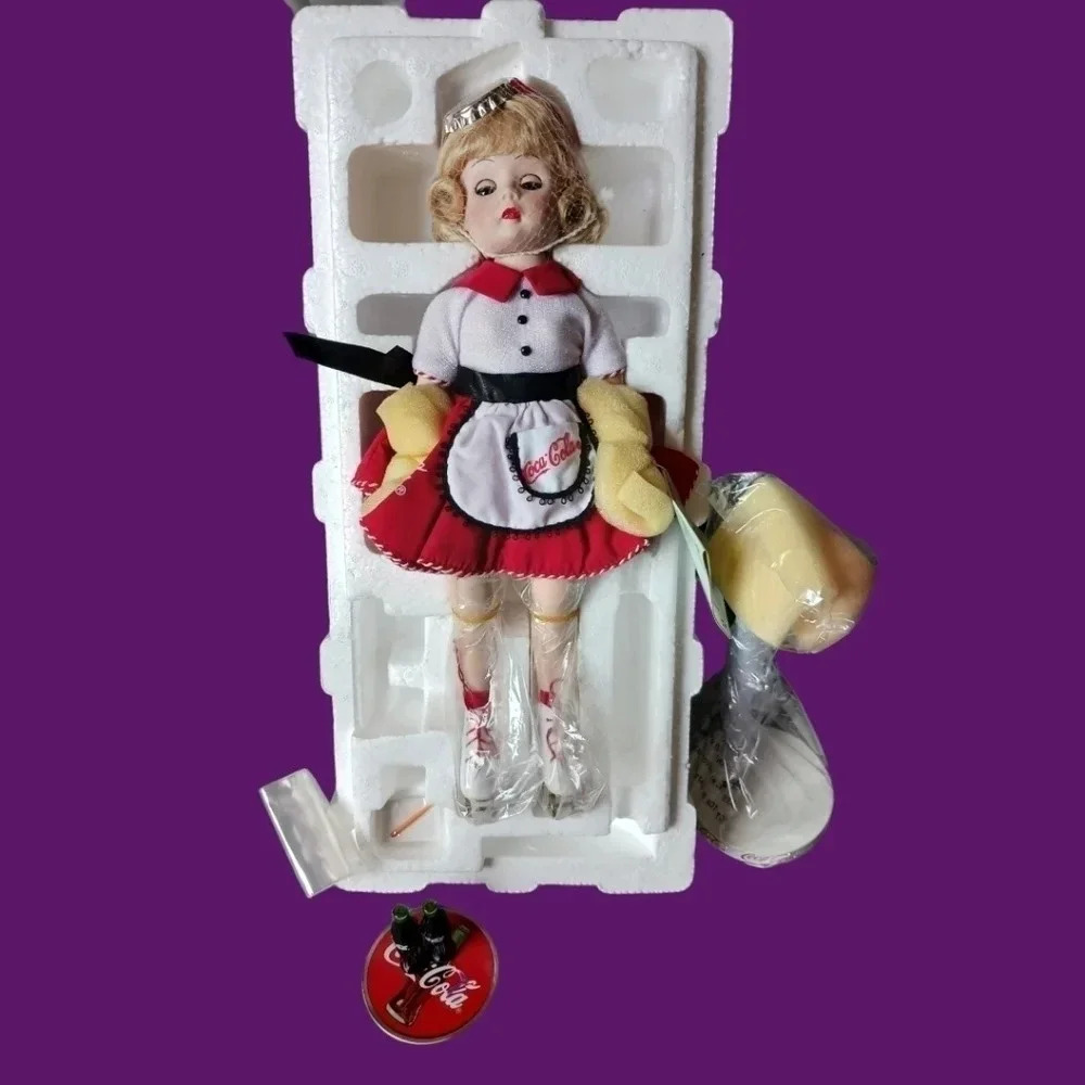 The Madame Alexander coca-cola carhop doll "10"inch